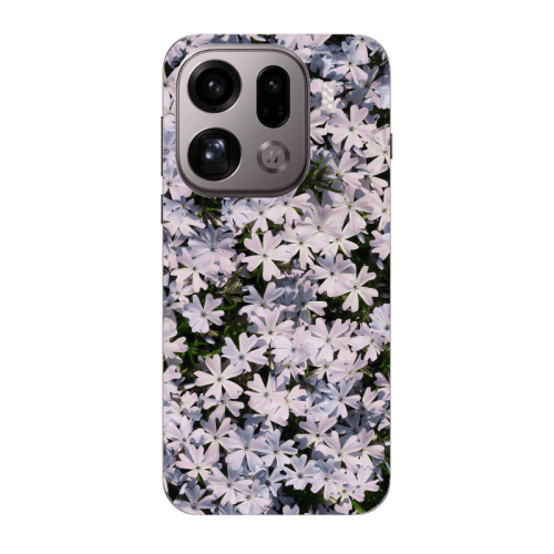 Oppo Find X9 Pro Flowers white Transparent Silicone TPU Θήκη